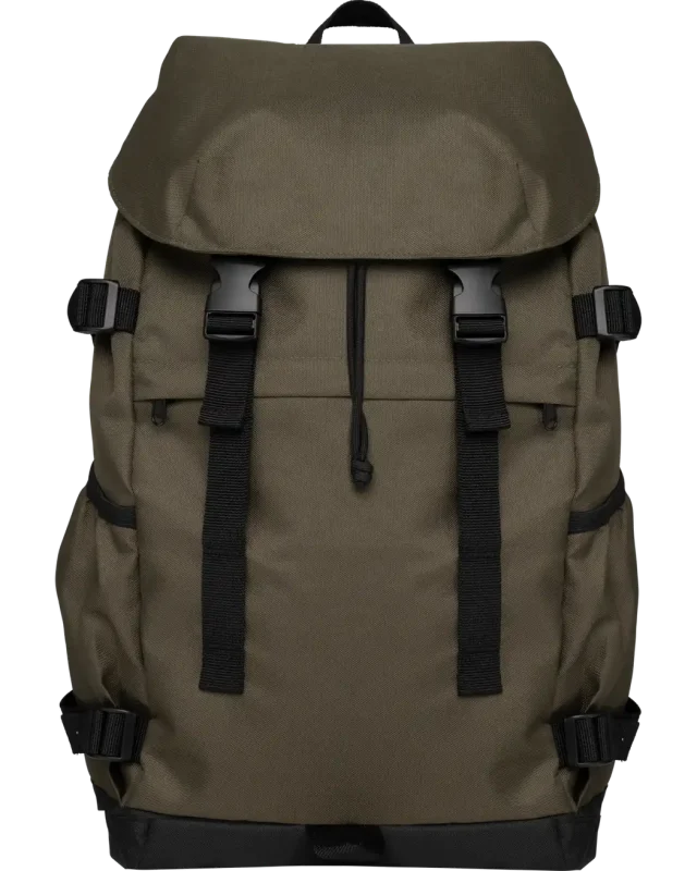 Mochila eco-responsável unissexo — Organic Khaki / Black