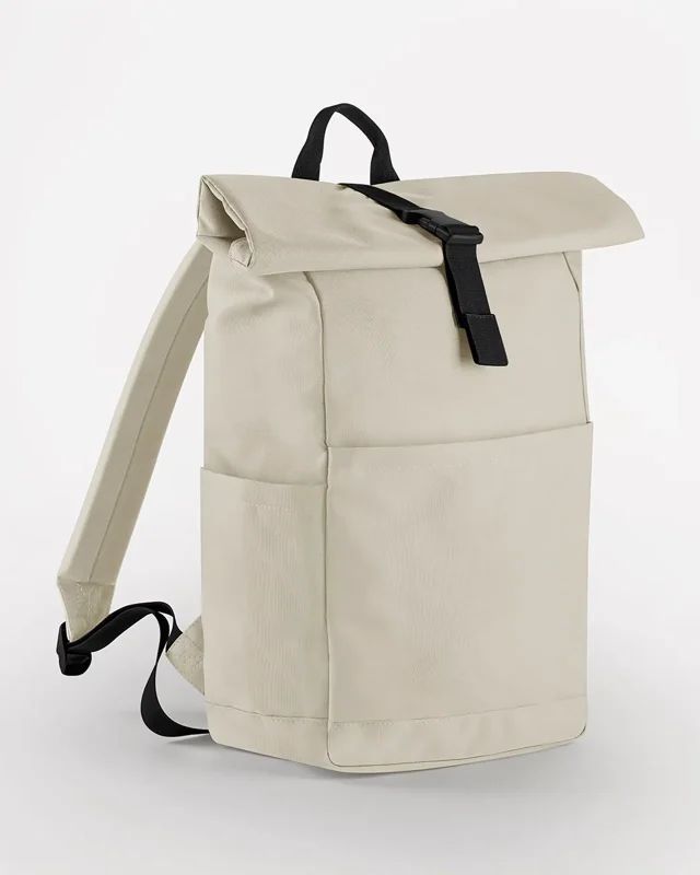 Mochila com sistema roll-top reciclada — Natural Stone