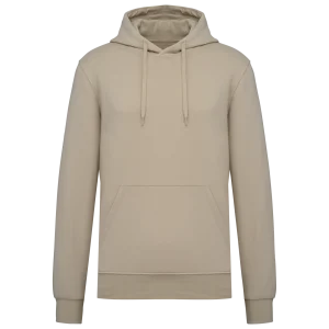 Sweatshirt eco-responsável com capuz de homem — Light Sand