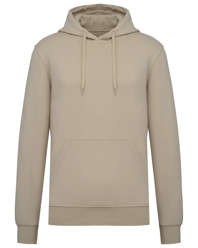 Sweatshirt eco-responsável com capuz de homem — Light Sand