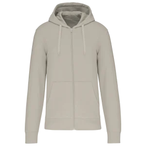 Sweatshirt eco-responsável com capuz e fecho de homem — Clay